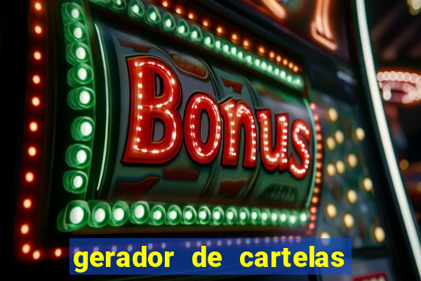 gerador de cartelas de bingo 1 a 99